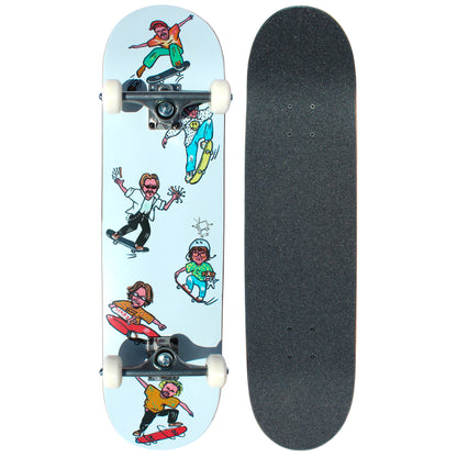 Skate Completo - Team Deck White